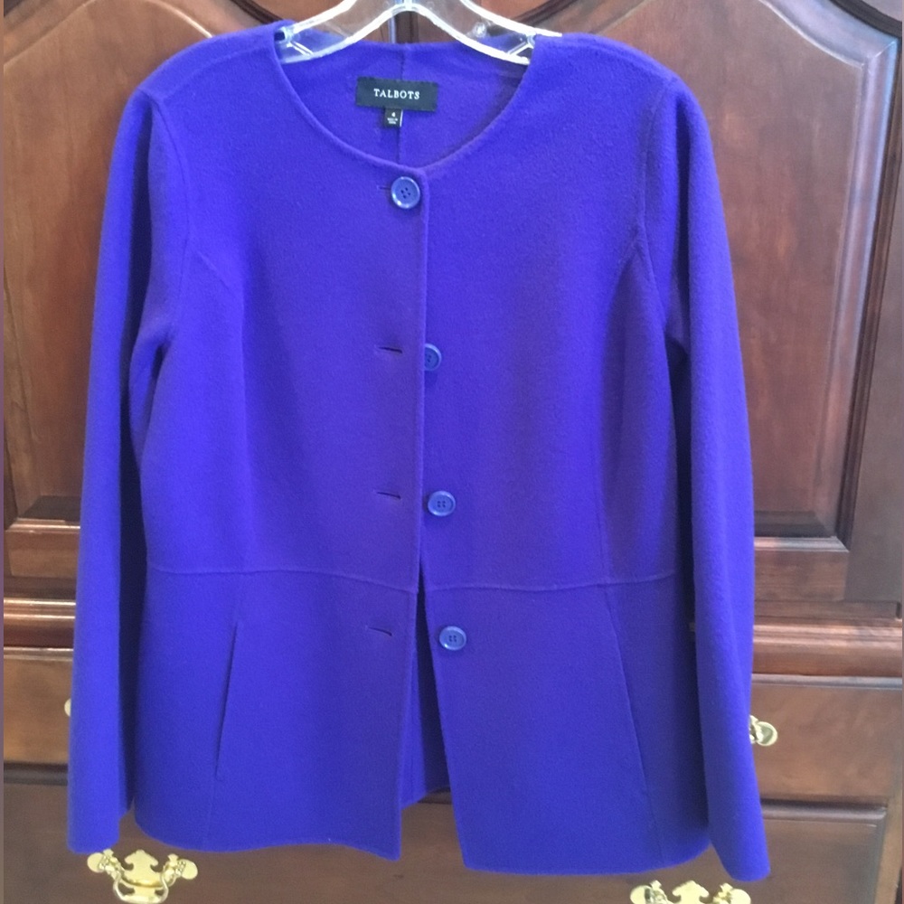 Talbots Blue Blazer (Size 4)